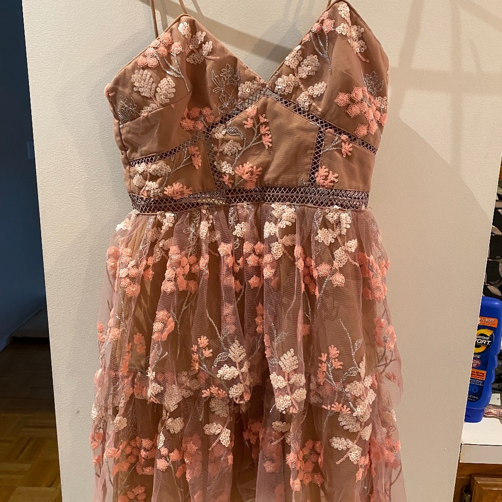 Self-Portrait Floral Pink Dress